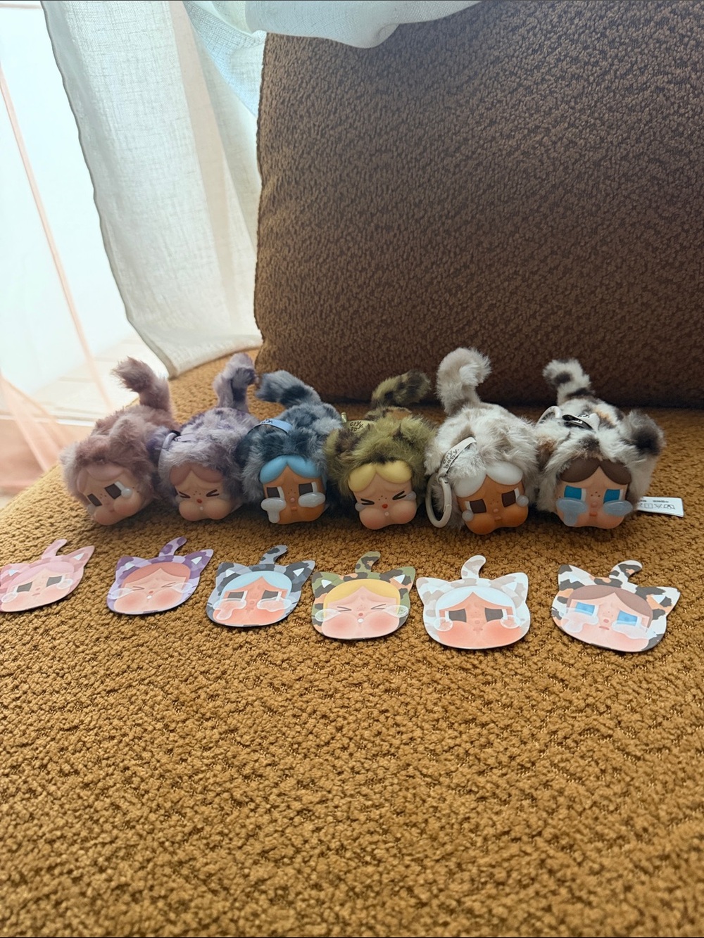 pop mart Wild But Cutie CryBaby plush bag charms set